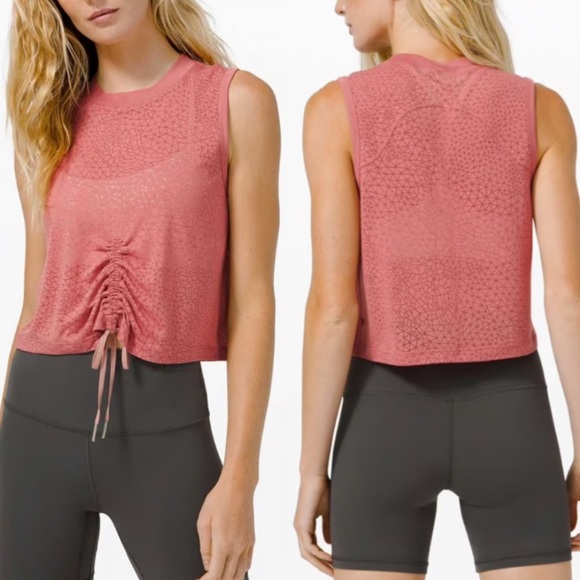 LULULEMON Cinch Me Up Front Tank Top Veil
Cherry Tint - Picture 1 of 11